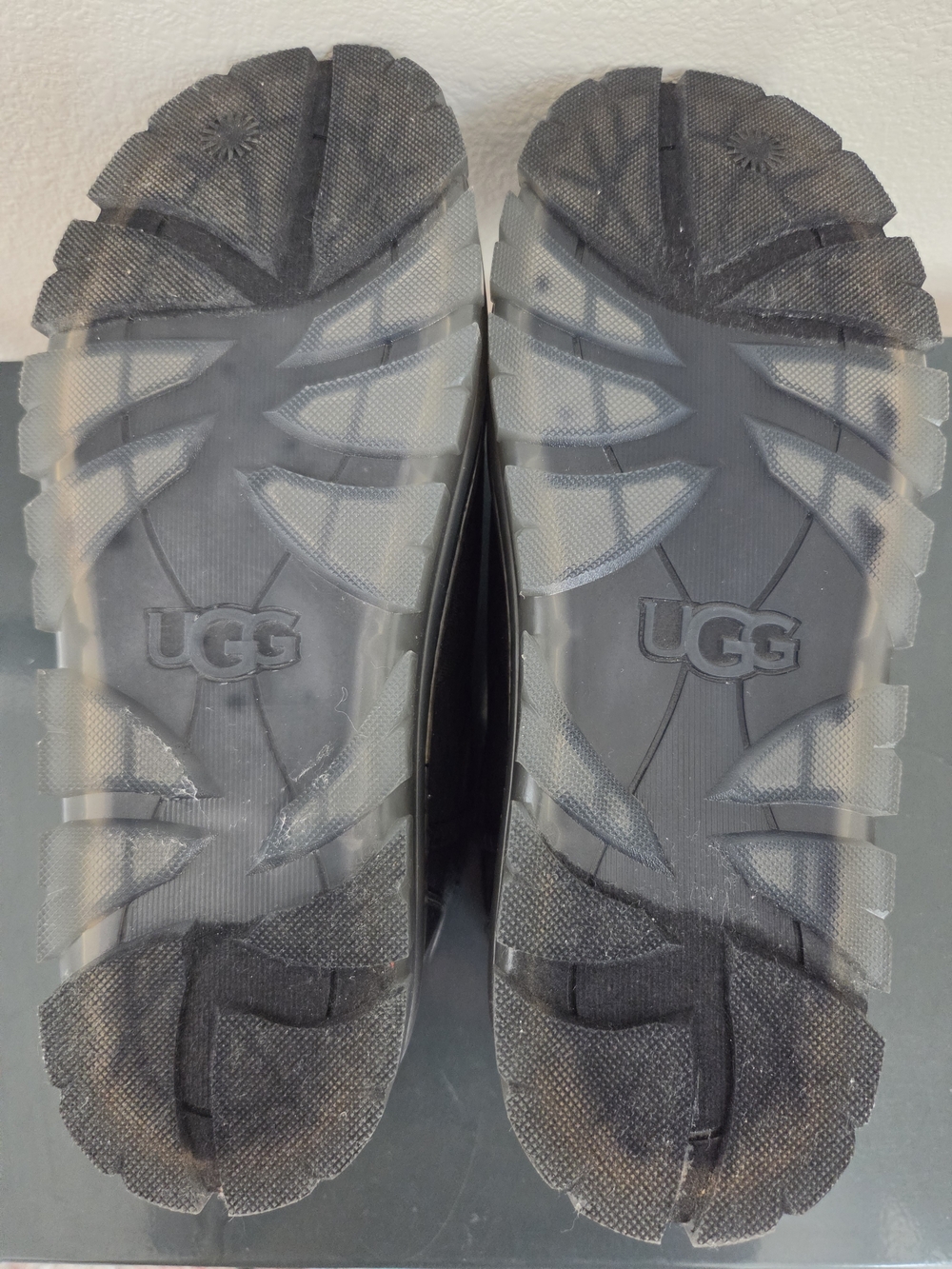 NIB UGG Classic Ultra Mini Monogram Boots Black Women's 9 - Picture 10 of 12